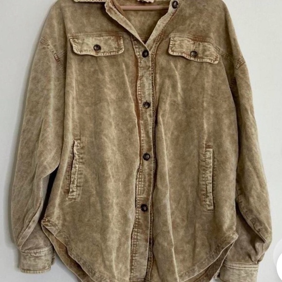 Bibi shacket sz Small runs oversized nwot - Picture 2 of 2